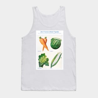 Garden Vegetable watercolor illustration (1915) Tank Top